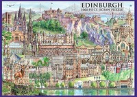 Kathy Lewis - Edinburgh 1000 Piece Jigsaw - Jigsaw Puzzle - G245Z