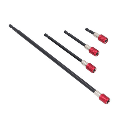 4x Drill Bit Extension Set 50mm 100mm 150mm 300mm 1/4 Inch Hex Shank Drill Bit 