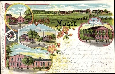 Litho Nusse im Herzogtum Lauenburg, Pusts Gasthaus, Siemers... - 10620766