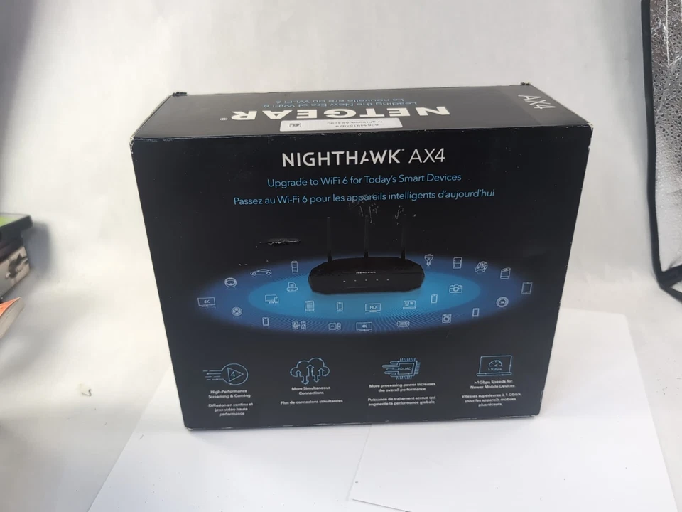 NETGEAR Nighthawk AX4 4-Stream AX3000 Wi-Fi 6 Router - Image 4 of 4