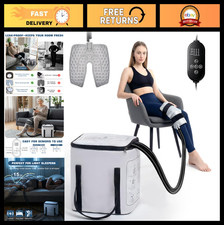 Knee Ice Therapy Machine 15qt - Cold Compression System, 6-Level Timer, Leakproo
