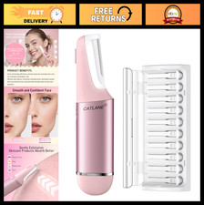 Facial Dermaplaning Tool for Women - Sonic Exfoliation  Peach Fuzz Removal, 10