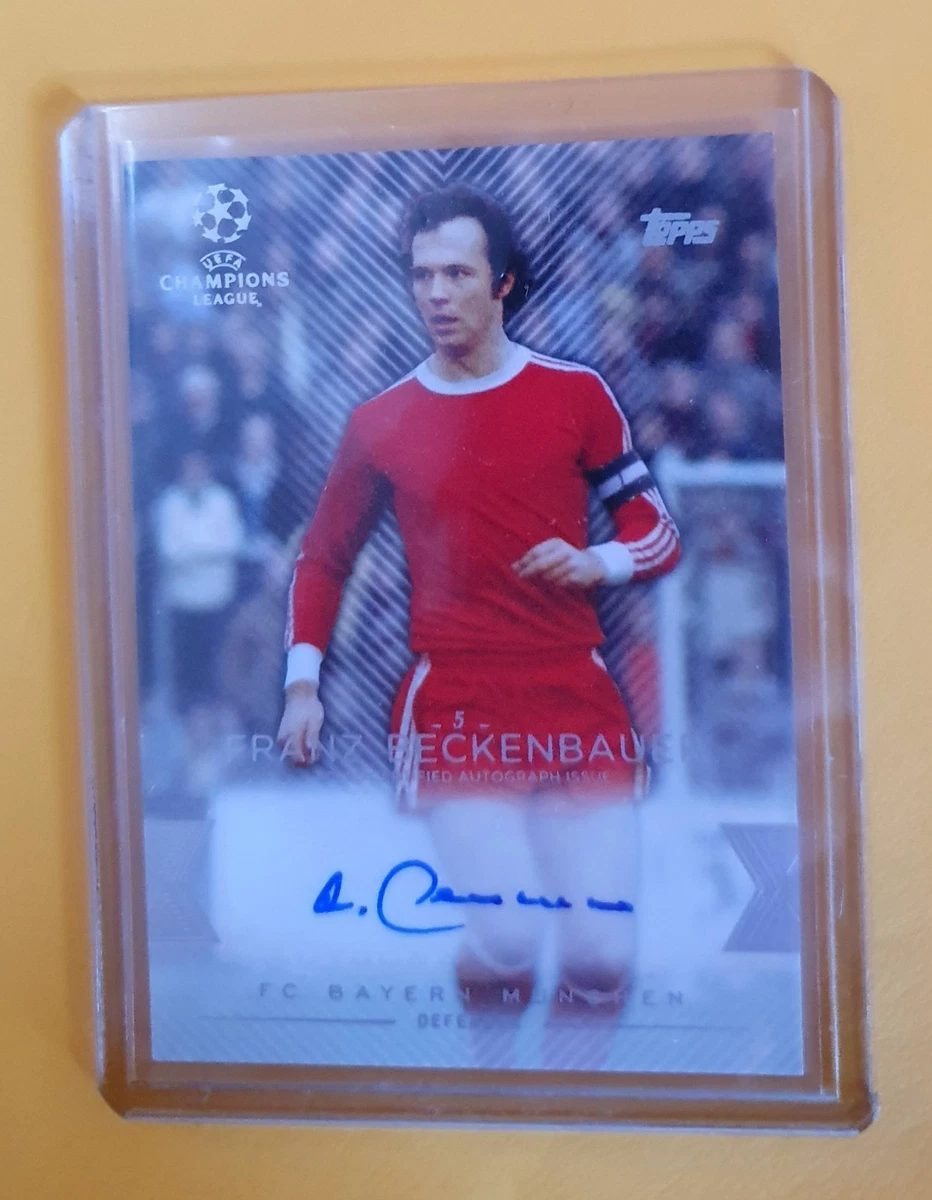 Franz Beckenbauer (1945-2024) - Signed stamp sheet + Photo de Franz