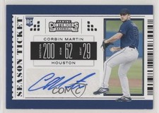 2019 Panini Chronicles Contenders Season Tickets Corbin Martin #29 Auto 5l1