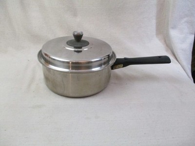 Vtg Vollrath  Radiant Queen 18/8 Stainless Steel Sauce Pan W/Lid 2 Qt