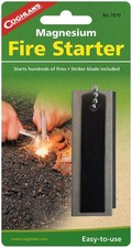Coghlan's Magnesium Fire Starter w/Flint Easy-to-Use Emergency Mag Bar Lighter