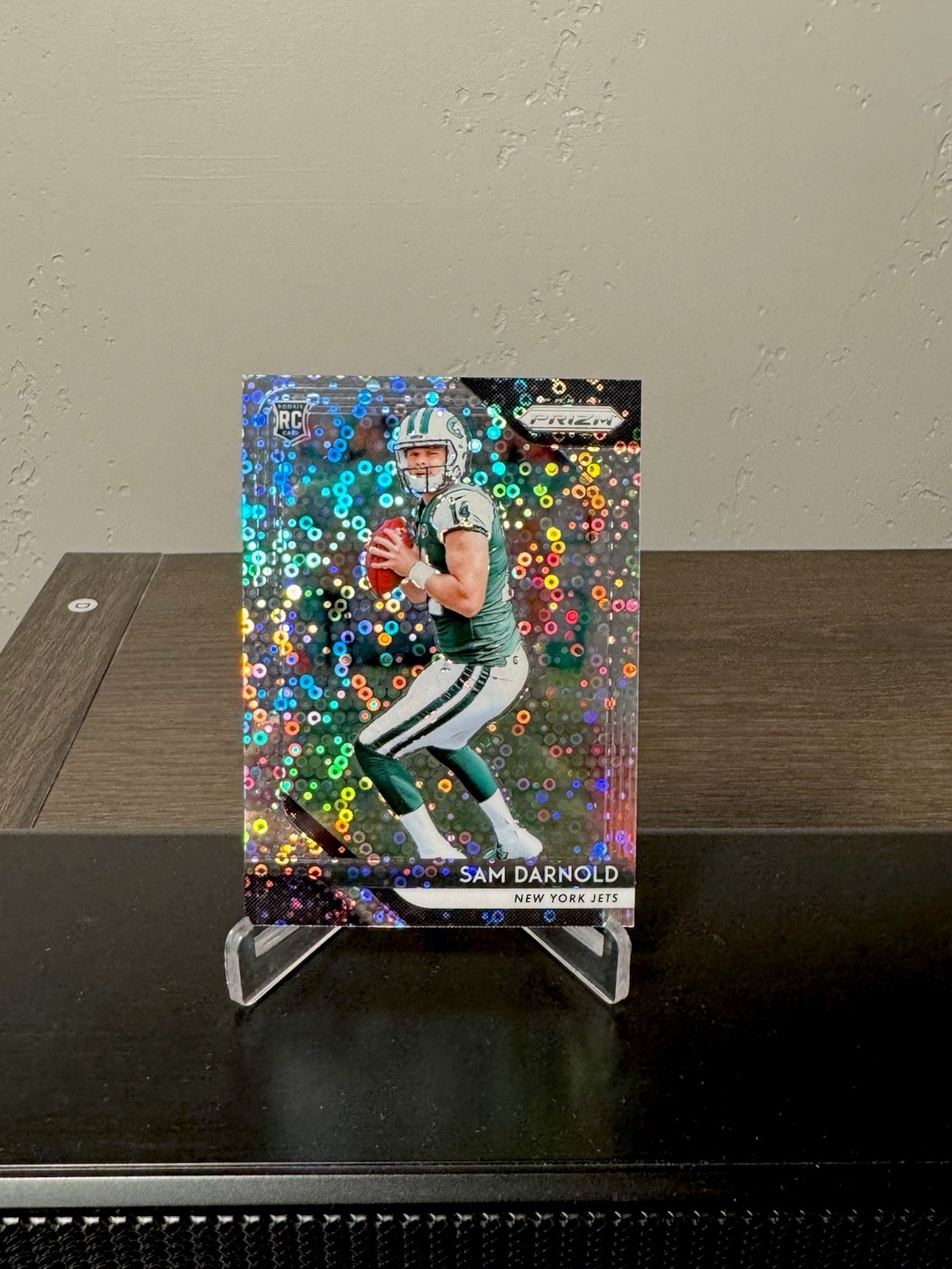 Sam Darnold 2018 Panini Prizm #203 No Huddle Silver Disco Prizm Rookie