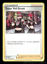 Team Yell Grunt #202 Prices | Pokemon Sword & Shield | Pokemon Cards Team Yell Grunt #202 Prices | Pokemon Sword & Shield | Pokemon Cards