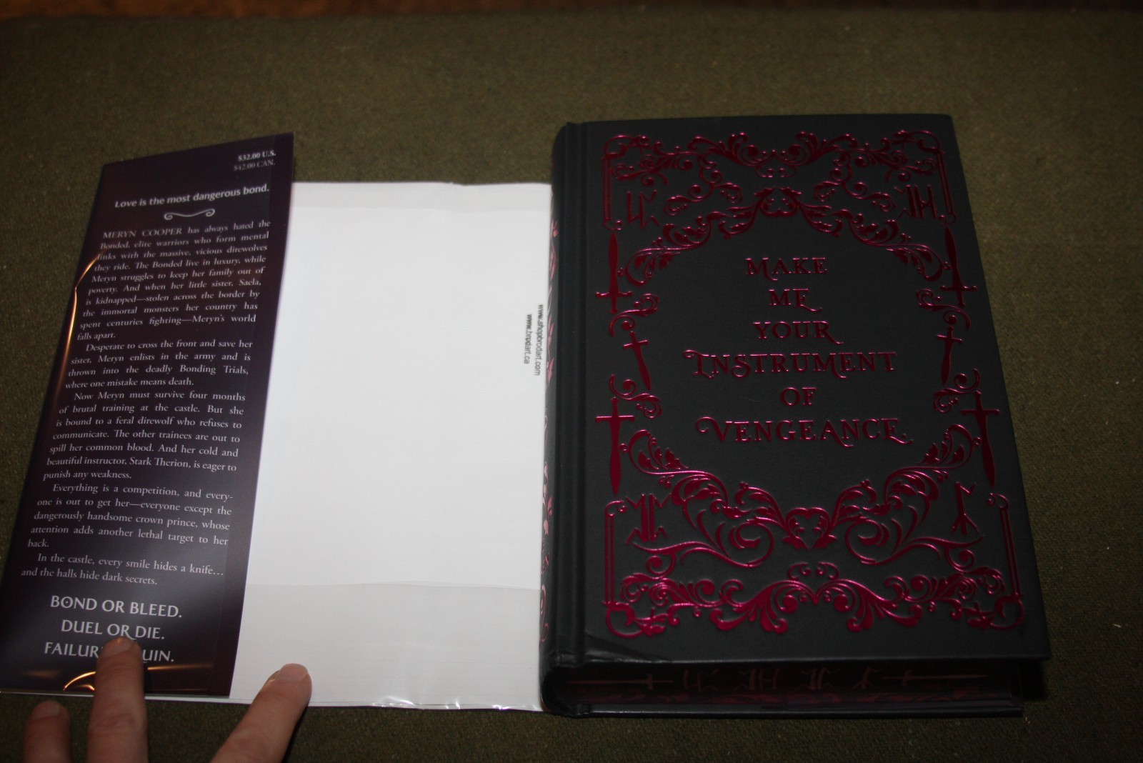 Dire Bound by Sable Sorensen 2025 HC 1st Printing Requited w/Sprayed Edges