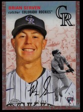 Brian Serven 2023 Topps Chrome Platinum Cream & Rose Gold Refractor /75 #16 (RC)