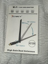 TECHKEY High Gain 5dbi Dualband WiFi USB 3.0 Adapter AC1200