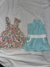 2-Pack Baby Girls Summer Spring Dresses Bundle Size 12-18 Months