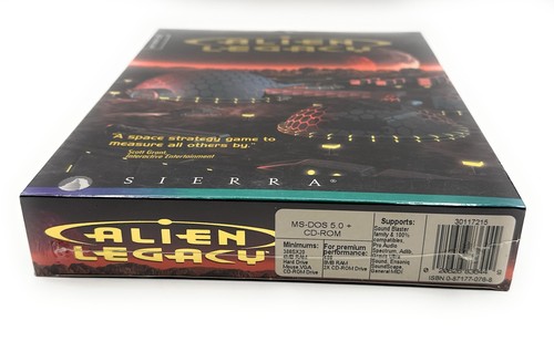 Alien Legacy Sierra MS-DOS CD-ROM PC gioco per computer 1995 Big Box sigillato in fabbrica! - Foto 4 di 7