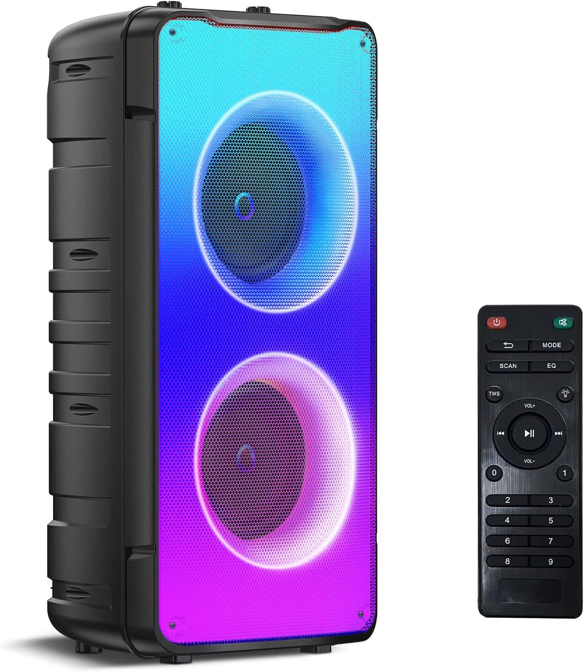 Cassa Bluetooth 60W Potente: Altoparlante Wireless Stereo Portatile