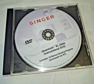 #ad Singer Quantum XL 6000 Instructional DVD Includes 10 Bonus Sewing Projects $12.95