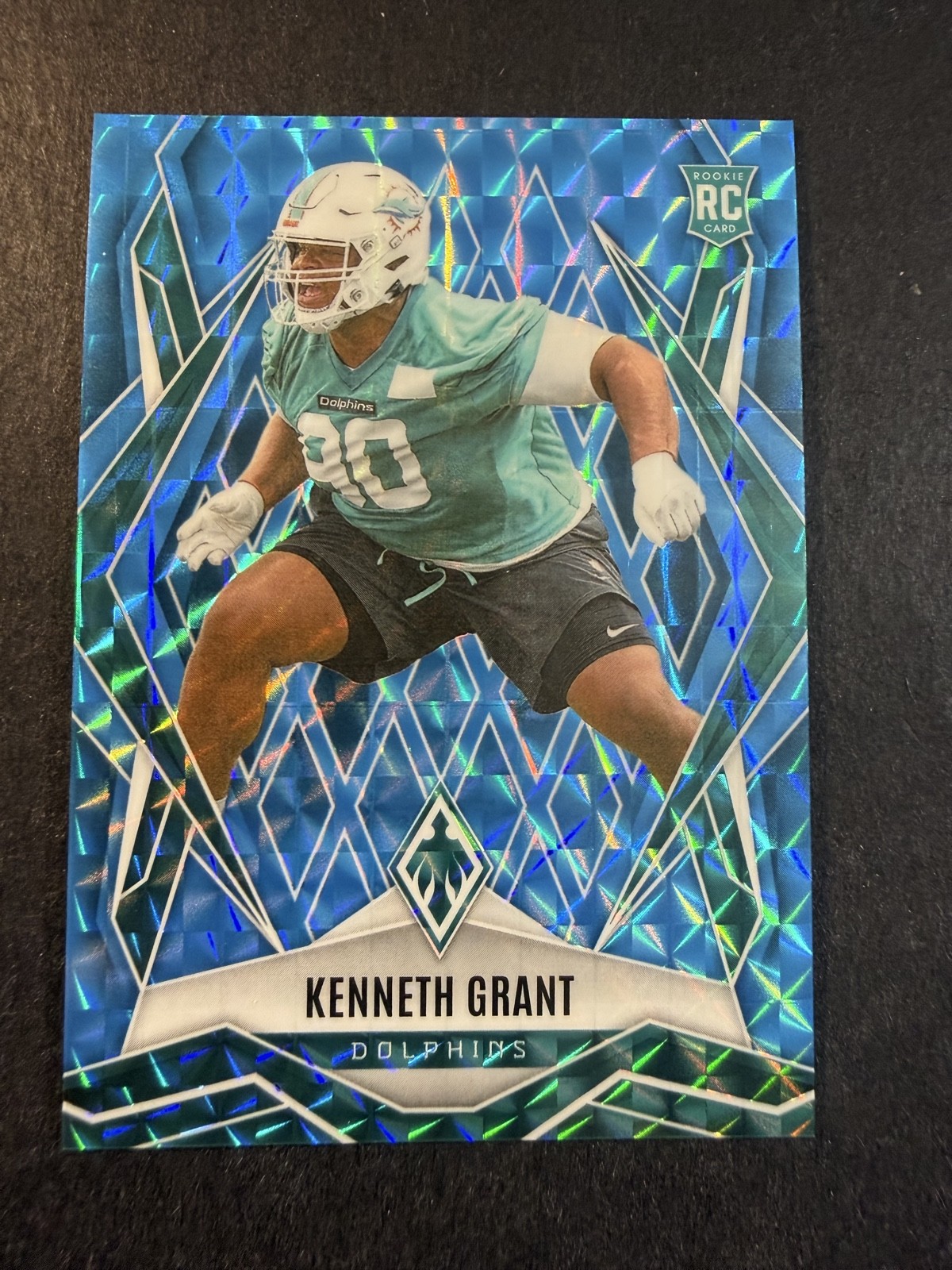 2025 Panini Phoenix - Rookies Kenneth Grant #223 Light Blue Pyramids /385 (RC)