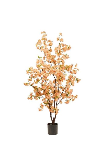 artplants Kunstbaum KirschblüTenbaum Jankfun, Mit BlüTen, Pfirsich, 175Cm-image