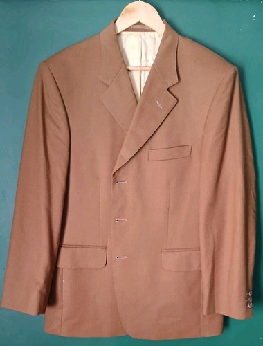 Crombie, Vintage Crombie Jacke Herren 42 S Wolle Kaschmir Braun