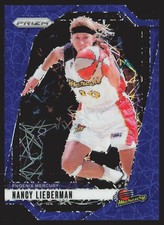 2024 Panini Prizm WNBA #139 Nancy Lieberman Blue Velocity Prizms