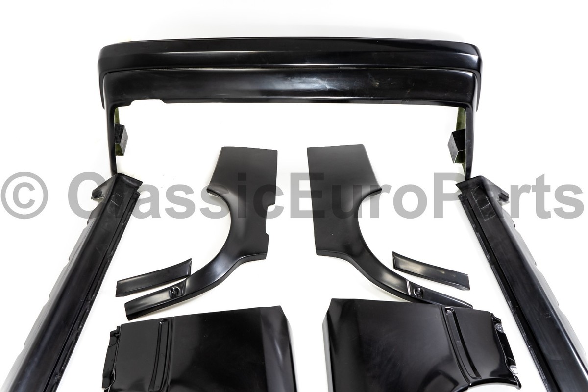 Full wide body kit front rear bumper fender set for Mercedes W124 