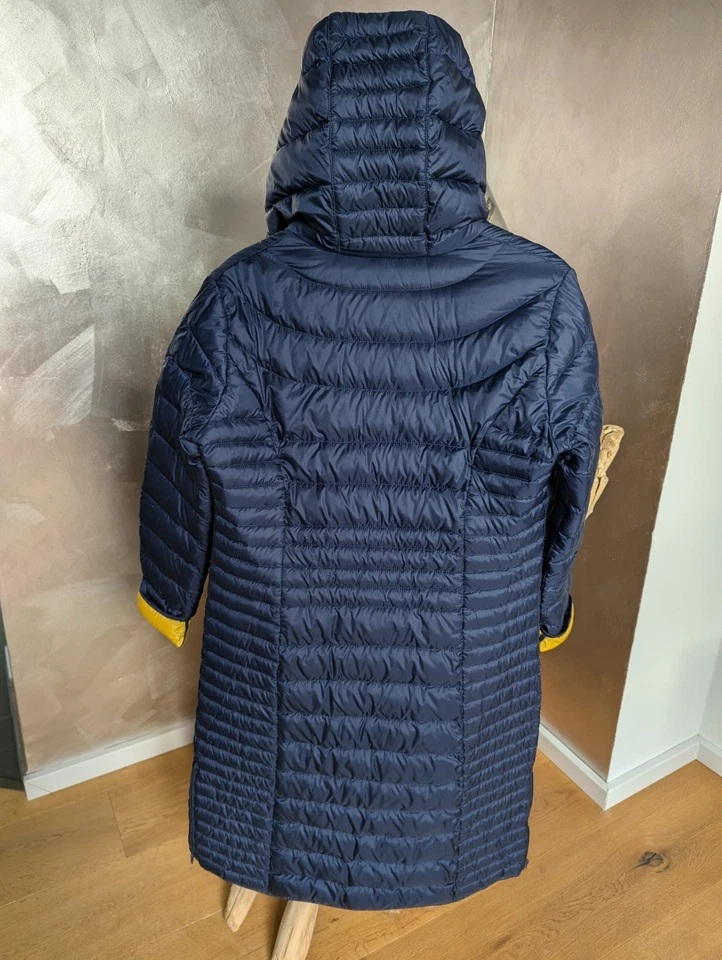 KANGAROOS Damen Steppjacke Kapuze Jacke Gelb/ Blau  Gr: 36 guter Zustand  - Bild 2 von 4