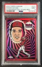SHOHEI OHTANI PSA 9 2023 TOPPS CHROME ULTRAVIOLET ALL-STARS RED REFRACTOR 2/5