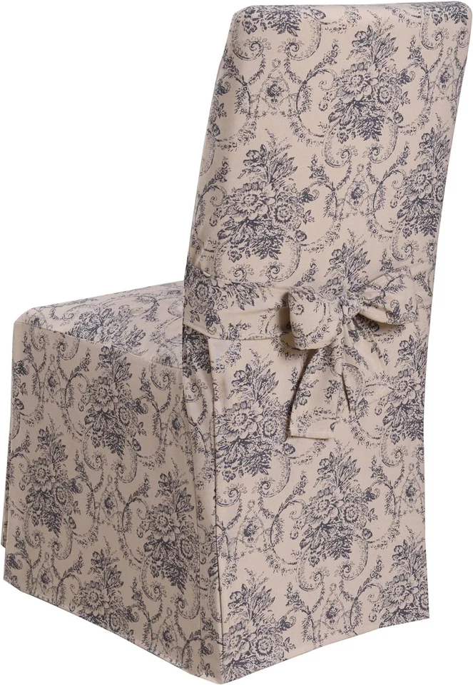 Cadeira Madison Chat-Drc-Nv Chateau Slipcover Slicover, Marinha, Sala de Jantar - Imagem 3 de 4