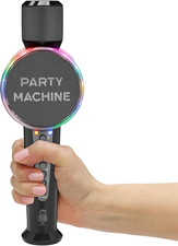 Wireless Karaoke Microphone for Kids Adults, Party Machine Mic Black - Porta