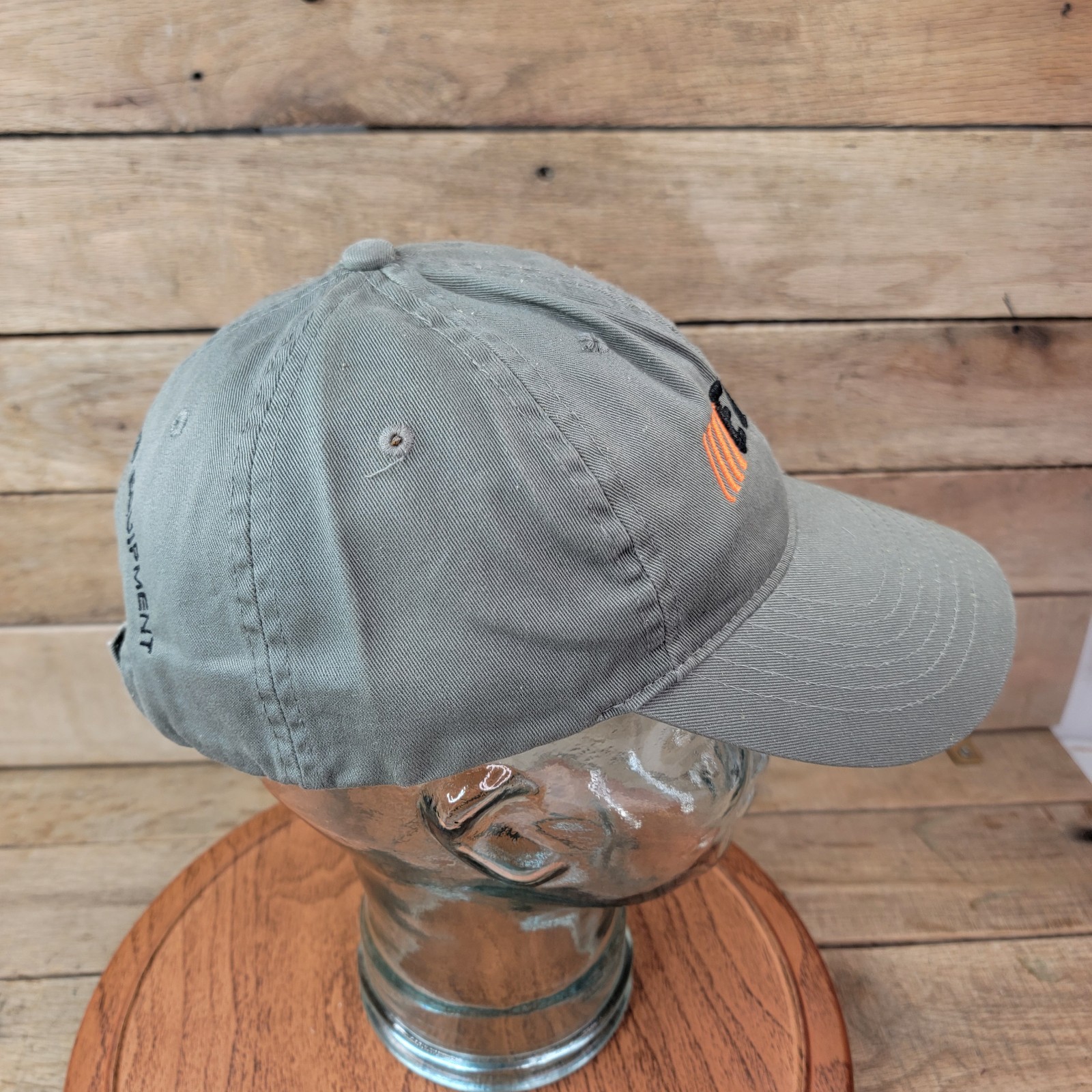 ECHO Adjustable Strapback Hat Gray Outdoor Power … - image 4
