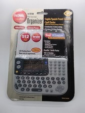 Royal dm7070R Personal Organizer 512KB Translator Calculator NEW Sealed Vintage