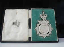 Cased Scottish Provincial Silver School DUX Medal Perth Academy, D McGregor & Co
