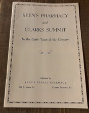 Keens Pharmacy & Clark’s Summit, Pa  1968 Booklet