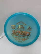 Used Disc Mania Sensei Active Premium Putter Blue With Gold Foil 173 Grams Good