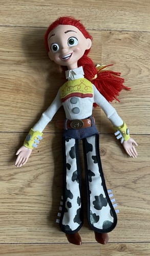Vintage Disney Store London Pixar Toy Story Jessie Pull String Talking Doll 14"