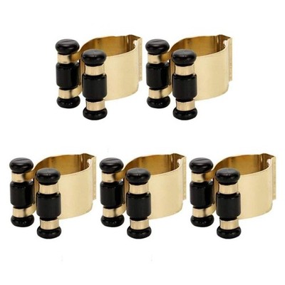 5pcs Portable Gold Metal Pool/Billiard Cue Wall Mount Stick Holder