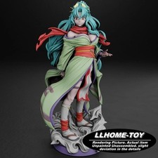1/24 8cm tall Tomoe 3D Print Model Unpainted Garage Kit statue mini Figure