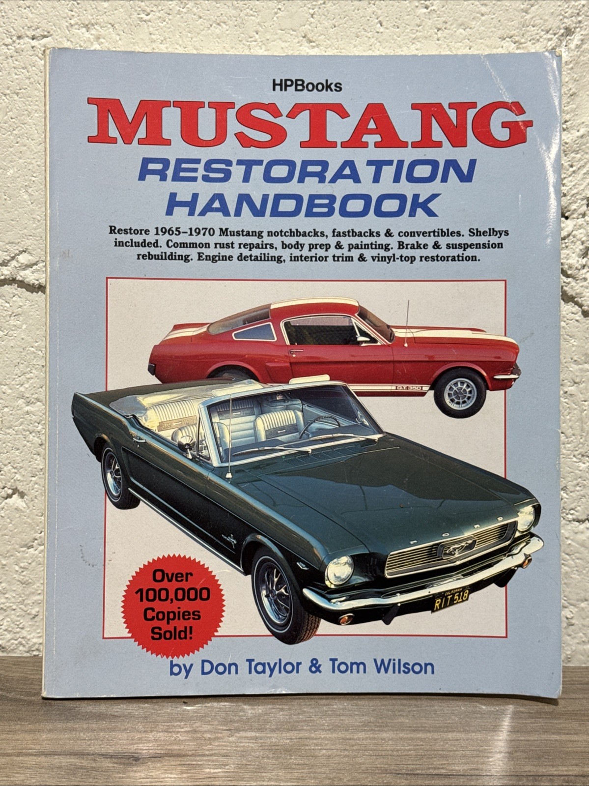 Mustang Restoration Handbook HP Books 1965-1970 Ford Mustang