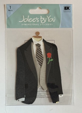 RARE Jolee's Large Tuxedo Groom Wedding Scrapbooking Sticker
