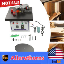 Double Side Gluing Wood Banding Machine 110V Portable 1200W Edge Bander Machine