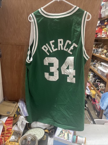 Nike Retro NBA PAUL PIERCE Boston Celtics Jersey Green Size 2XL-Tall Elite - Picture 10 of 16