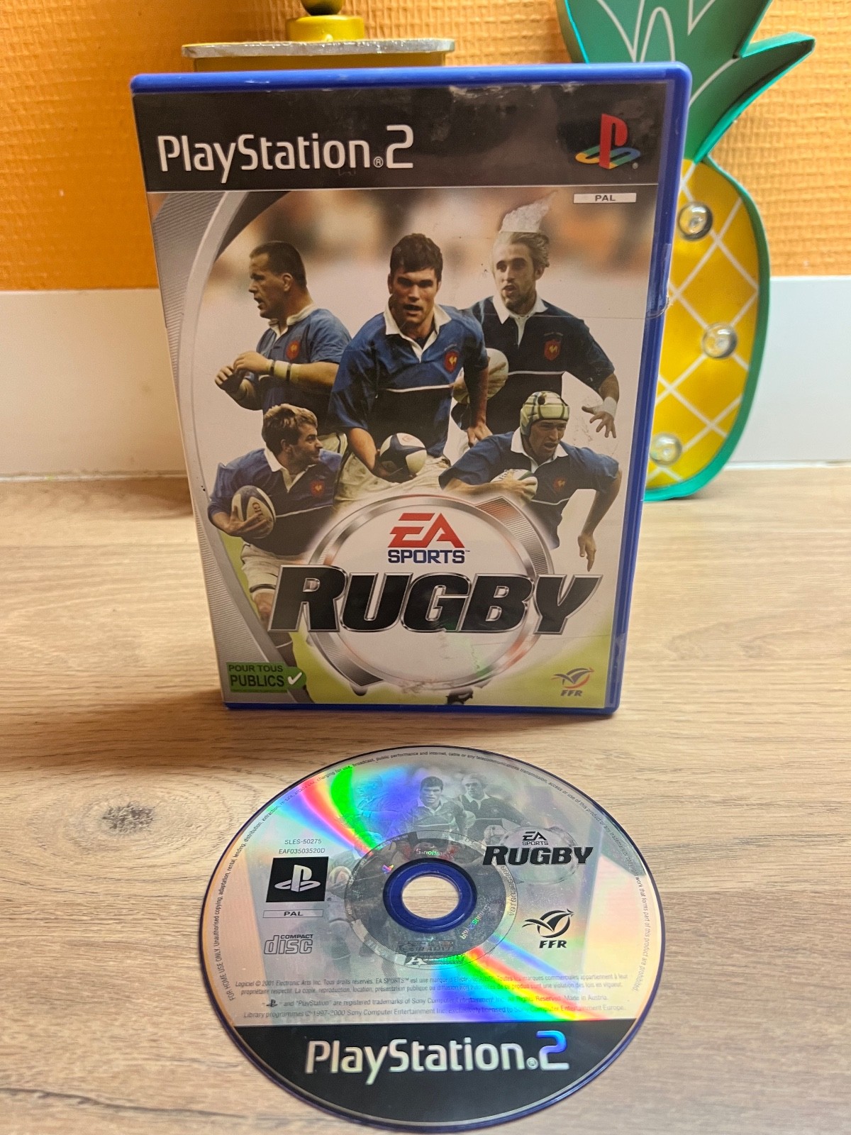 Rugby - PS2 - bon état - pal