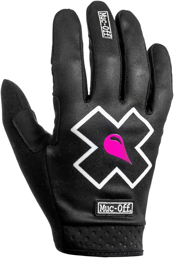 Muc-Off Rider Gloves Full-Finger MTB Gloves Large Black Breathable Grip and 7090₽