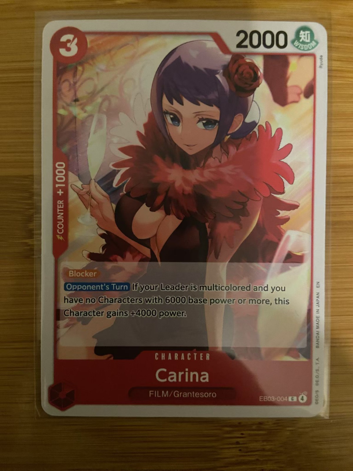 Carina EB03-004 Extra Booster: One Piece Heroines Edition Regular