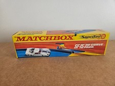 Matchbox vintage SF-15 binario curvo / nuovo con scatola!