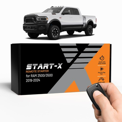 #ad Start X Remote Starter Kit for RAM 2500 3500 2019 2020 2021 2022 Black $252.99
