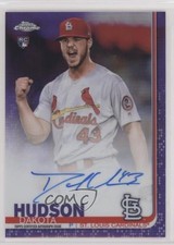 2019 Topps Chrome Rookie Purple Refractor /250 Dakota Hudson #RA-DH Auto RC r0j