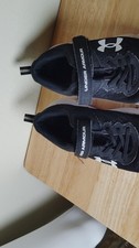 Under Armour Black White Unisex Kids Athletic 3026183-001 US Size 3Y
