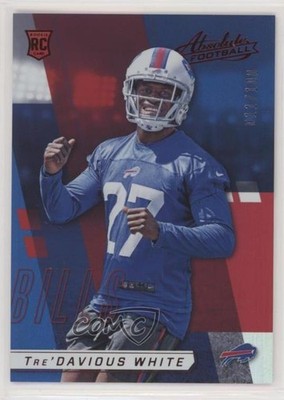 2017 Panini Absolute Spectrum Red 11/100 Tre'Davious White #154 Rookie RC uk2