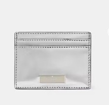 NWT Kate Spade Bridget Mirror Metallic Small Slim Card Holder