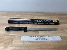 New with box - The T.V. Knife "Sharp As A Razor" Surgical Stainless Steel Knife 